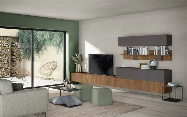 Wall unit Volo L014 by Colombini Casa