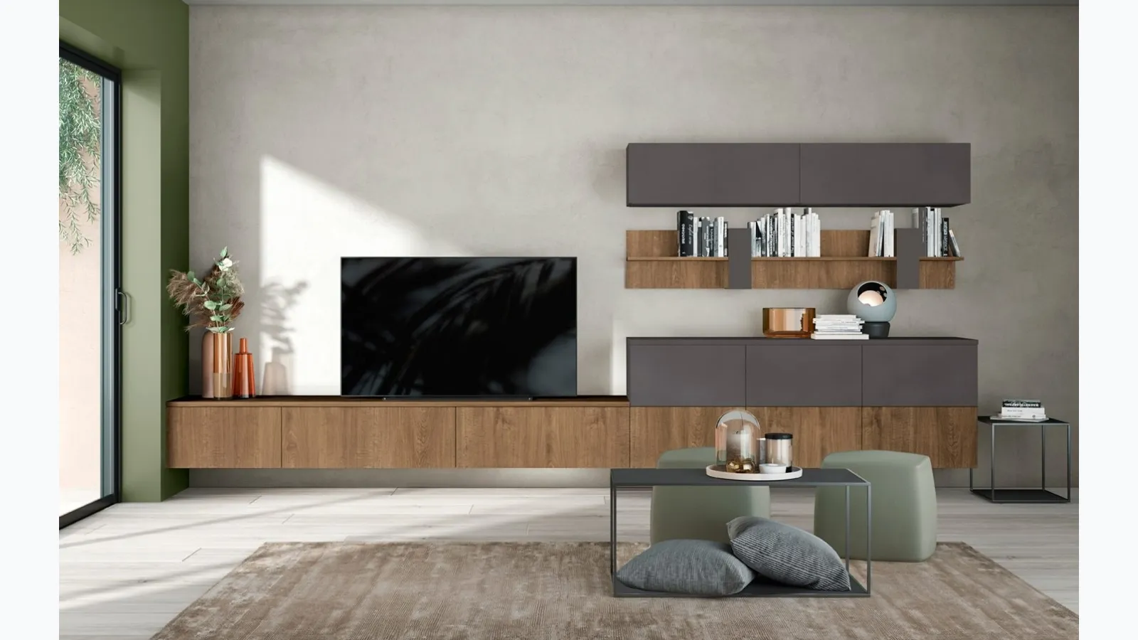 Wall Unit Volo L014 by Colombini Casa