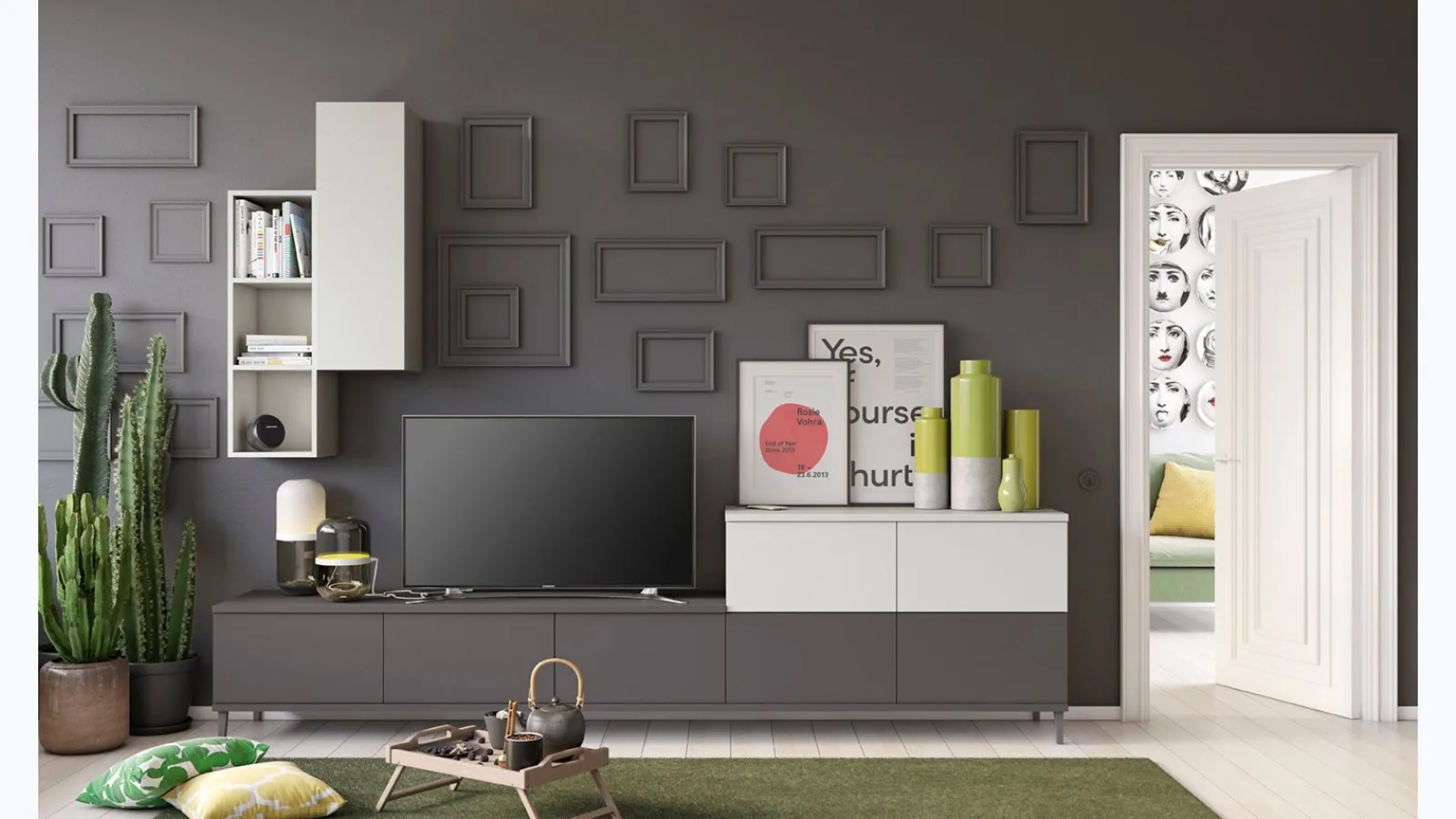 Wall Unit Volo L015 by Colombini Casa