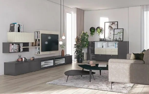 Wall unit Volo L017 by Colombini Casa