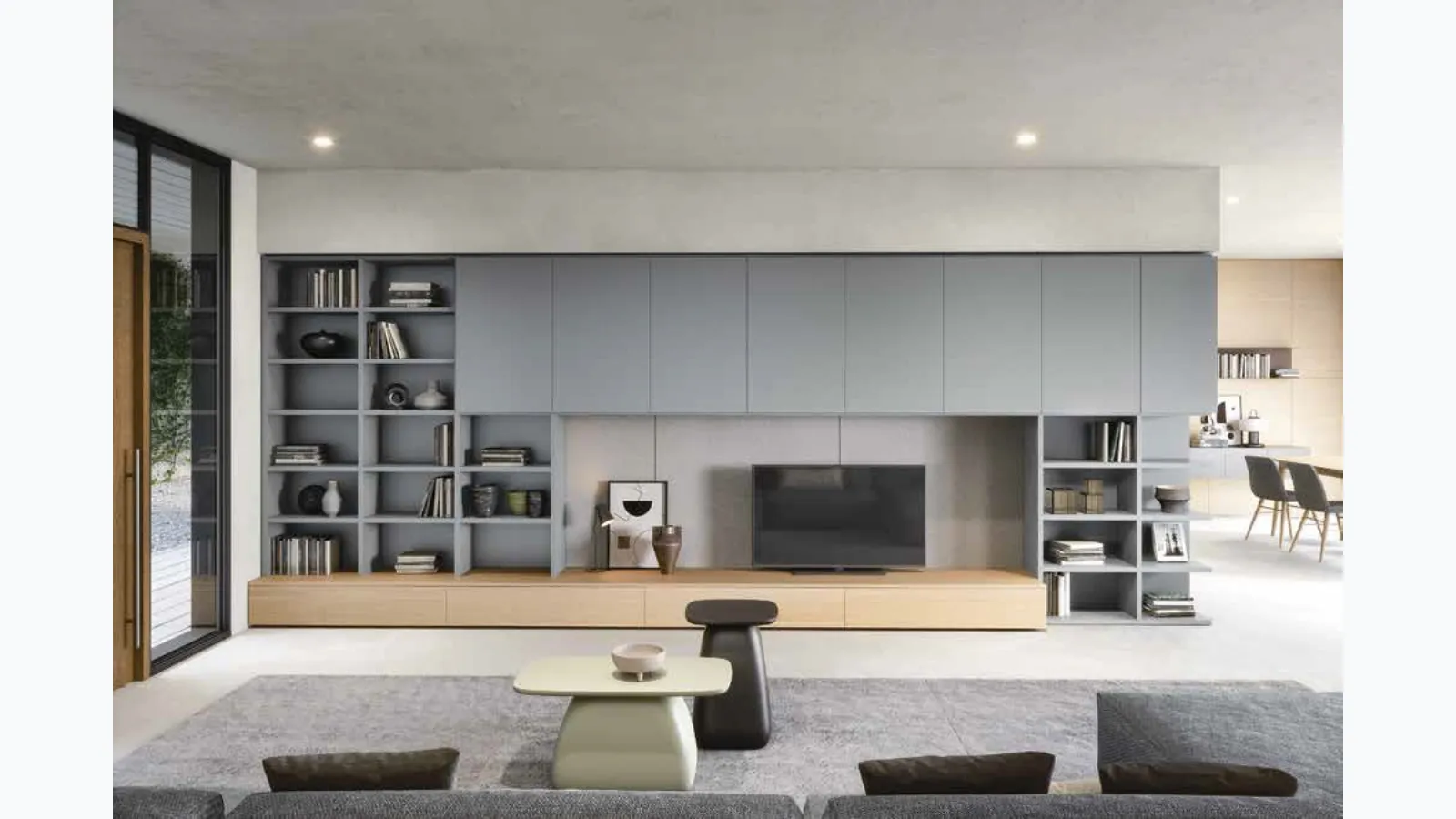 Wall 30 03 Equipped Wall Unit by Novamobili