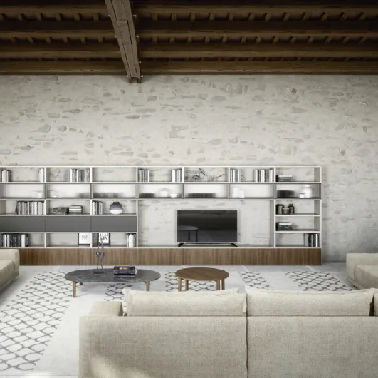Wall 30 05 Equipped Wall Unit by Novamobili