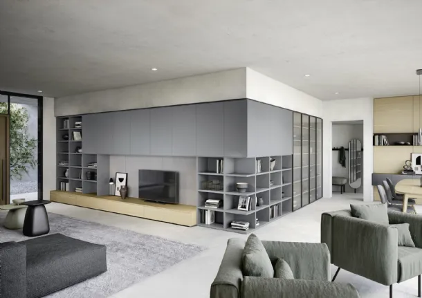 Wall 30 06 Equipped Wall Unit by Novamobili