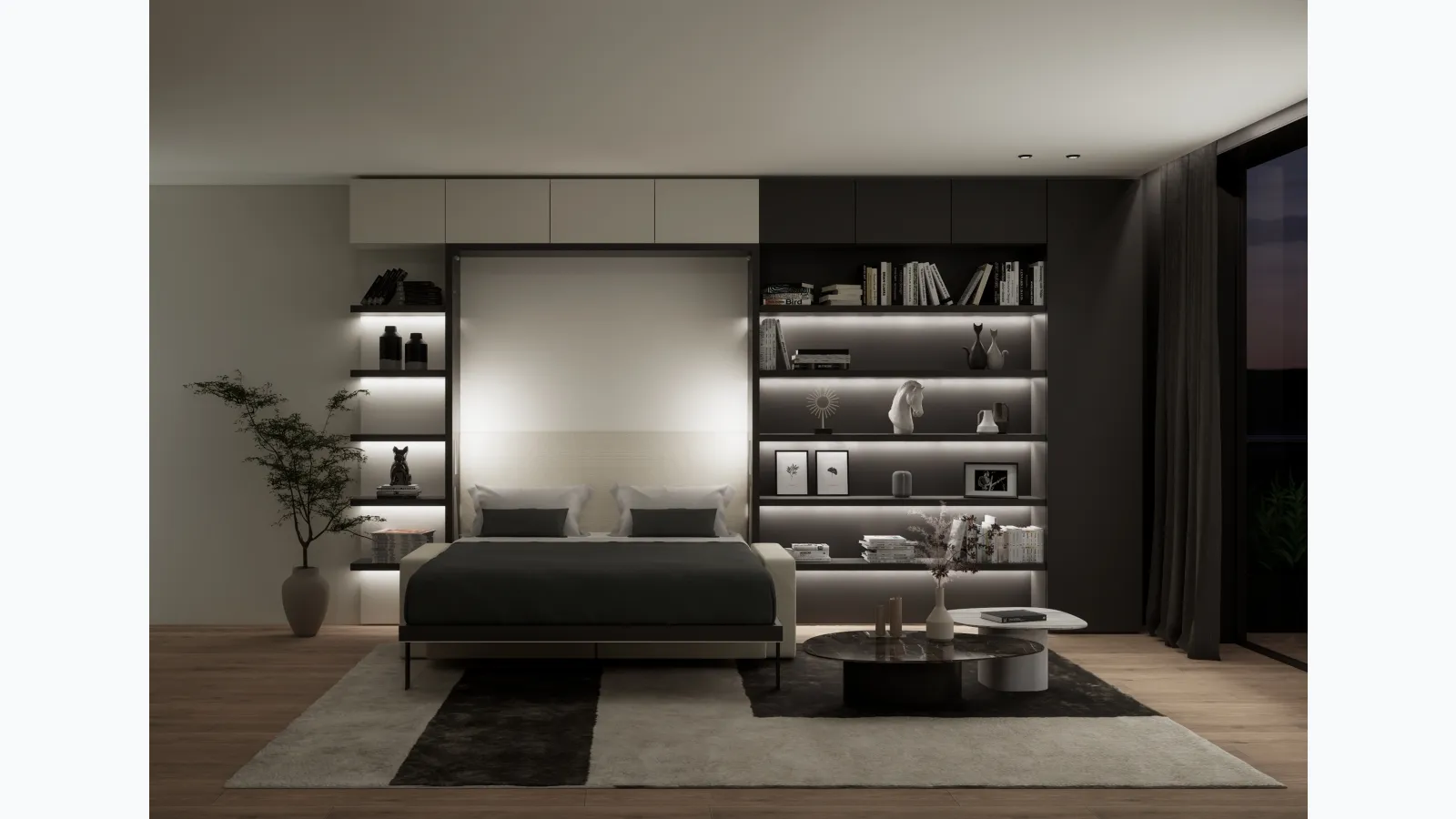 Atena hidden bed by Clei