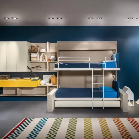Living 17 Kali Duo Clei foldaway bunk bed open