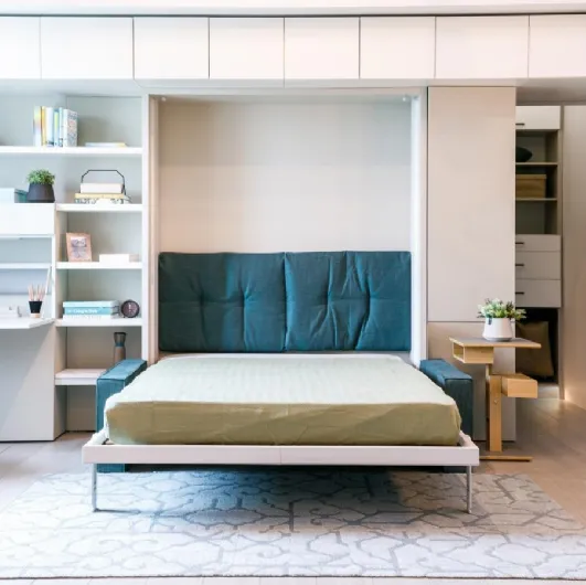 Murphy bed open Living 22 Penelope 2 Sofa Next by Clei.