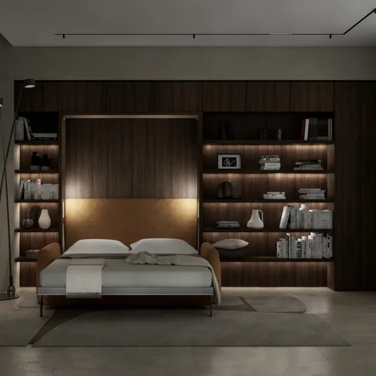 Minerva 01 wall bed by Clei