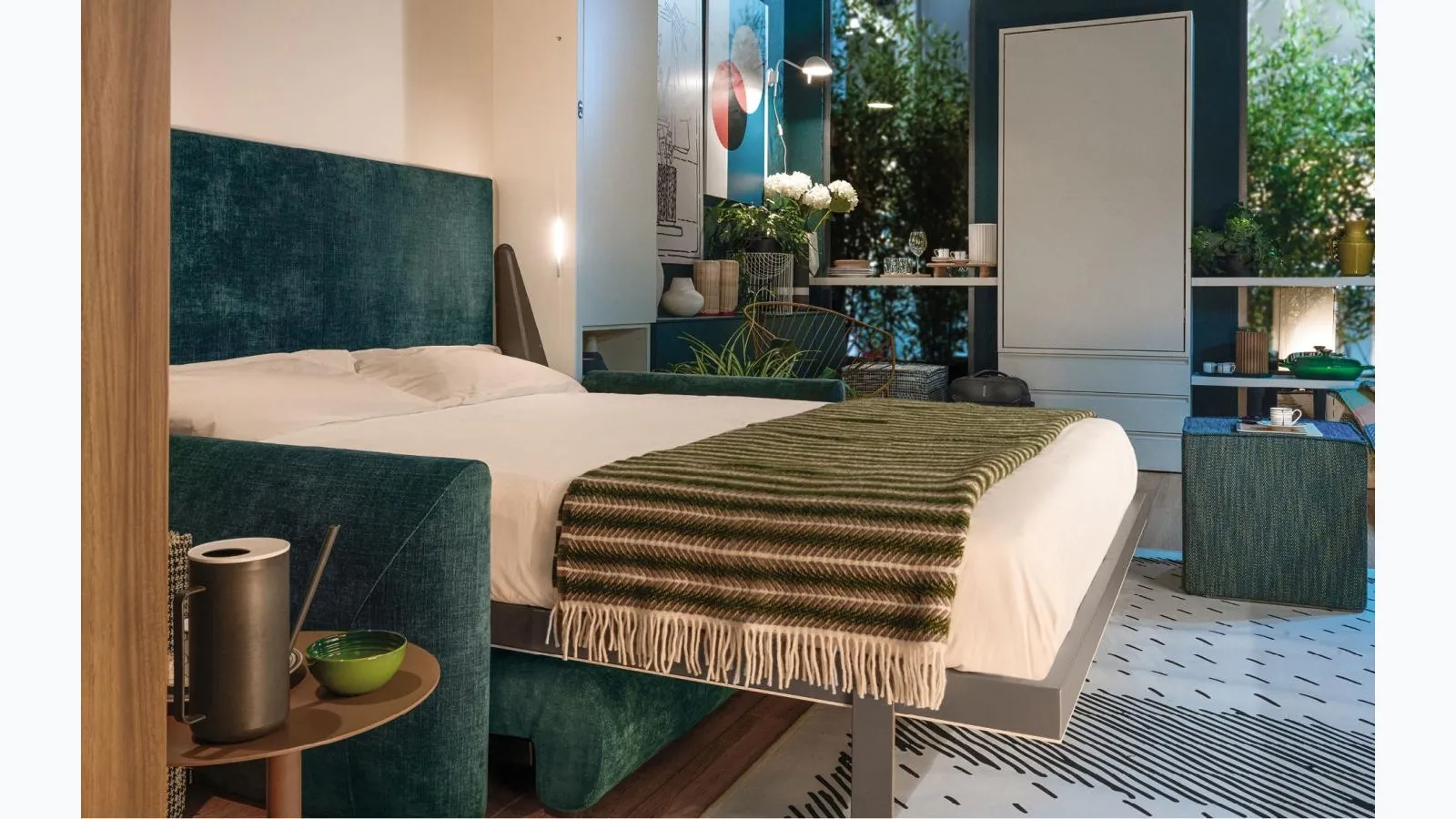 Minerva 02 wall bed by Clei