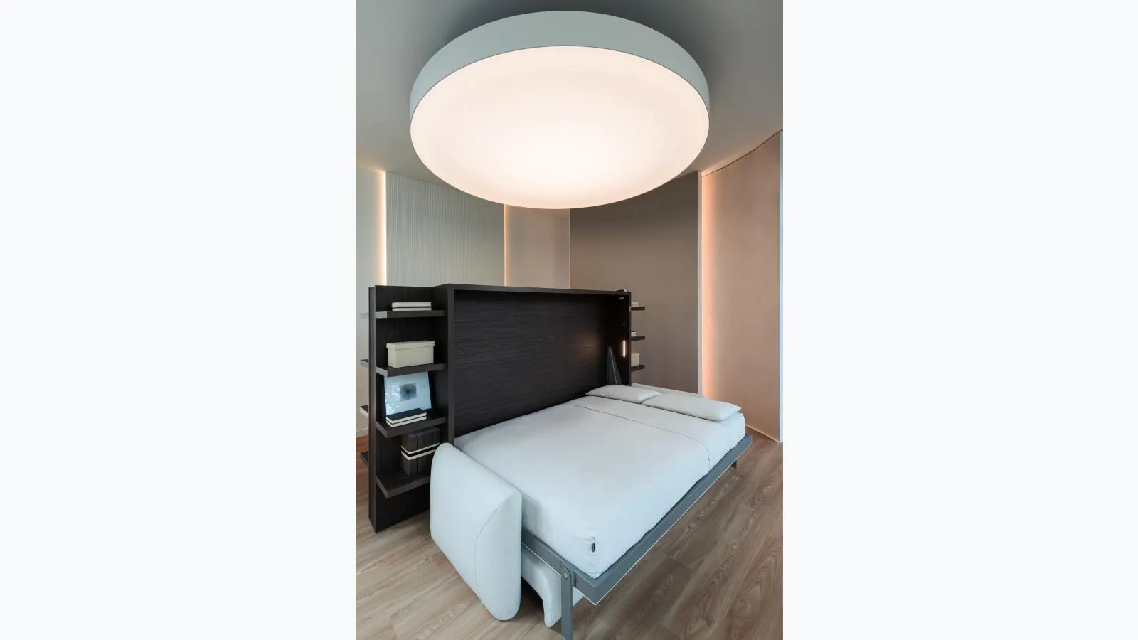 Minerva Horizontal 02 Wall Bed by Clei