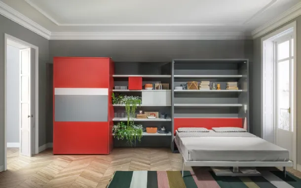 Penelope 2 Dining Murphy Bed by Clei