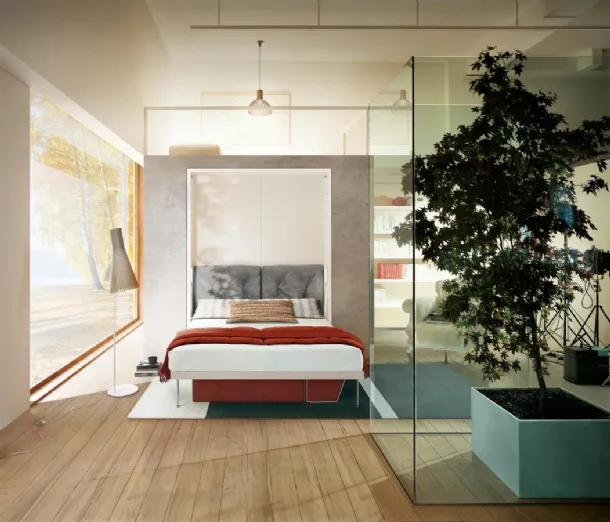 Penelope 2 Standard Murphy Bed by Clei
