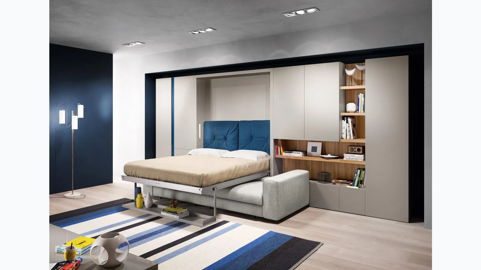 Tango 03 retractable bed by Clei