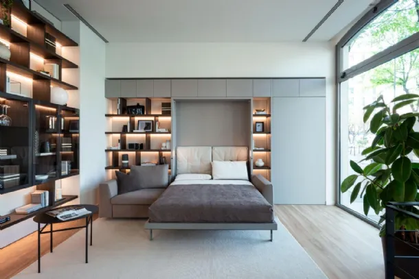 Tonale 01 wall bed by Clei