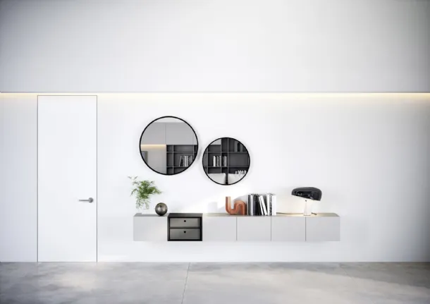 Suspended Mobile Box 12 White by Novamobili