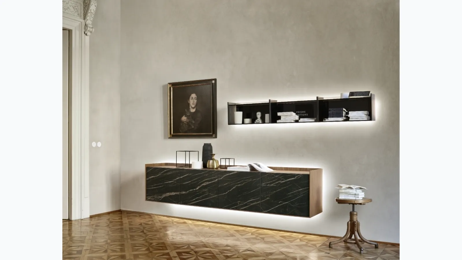 Suspended mobile Cabaret Ceramica by Sangiacomo.