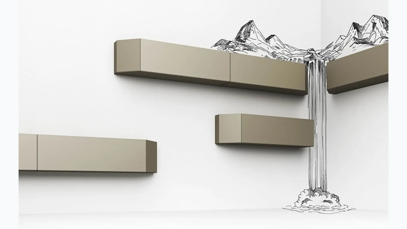 Suspended mobile Song by Minotti Italy