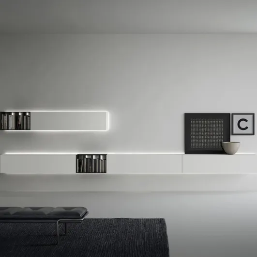 Suspended Mobile Container with Shelves by Caccaro