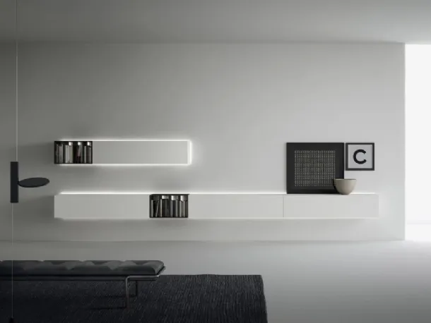 Suspended Mobile Container with Shelves by Caccaro
