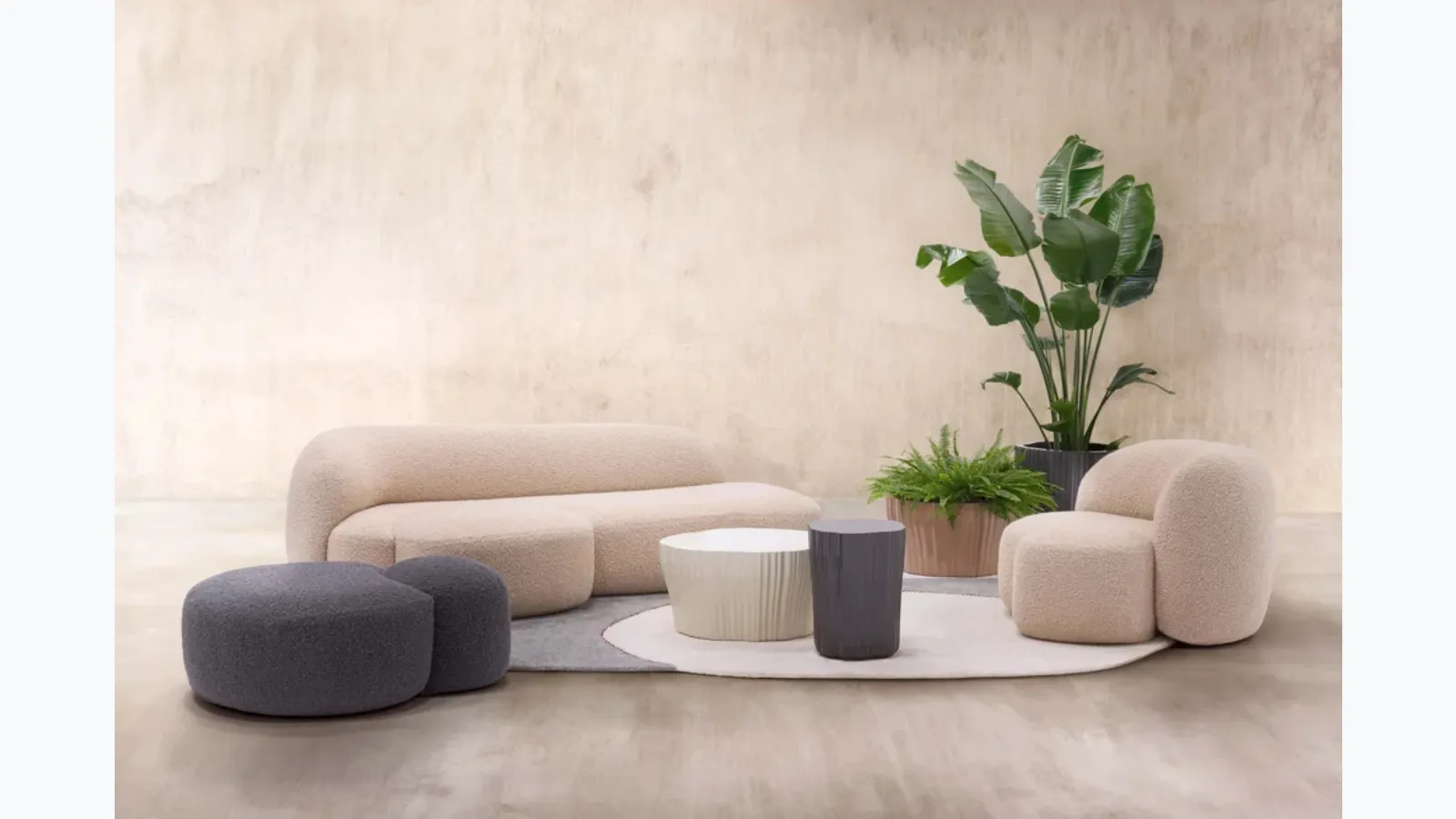Kartell's Aaland design living room.