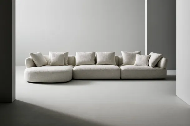 Aldebaran sofa with chaise lounge by Bonaldo