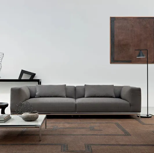 Fabric sofa Aluzen by Alias