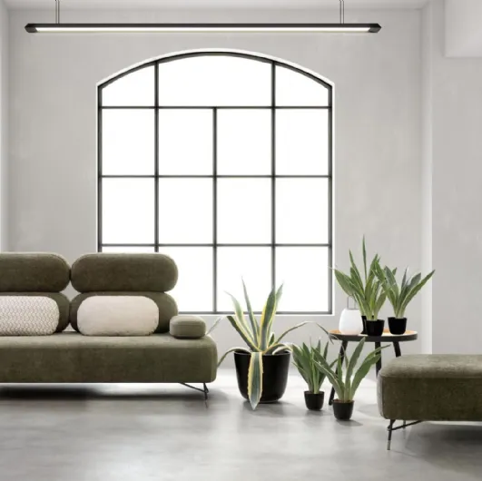 Linear sofa in Avalon fabric by Samoa.