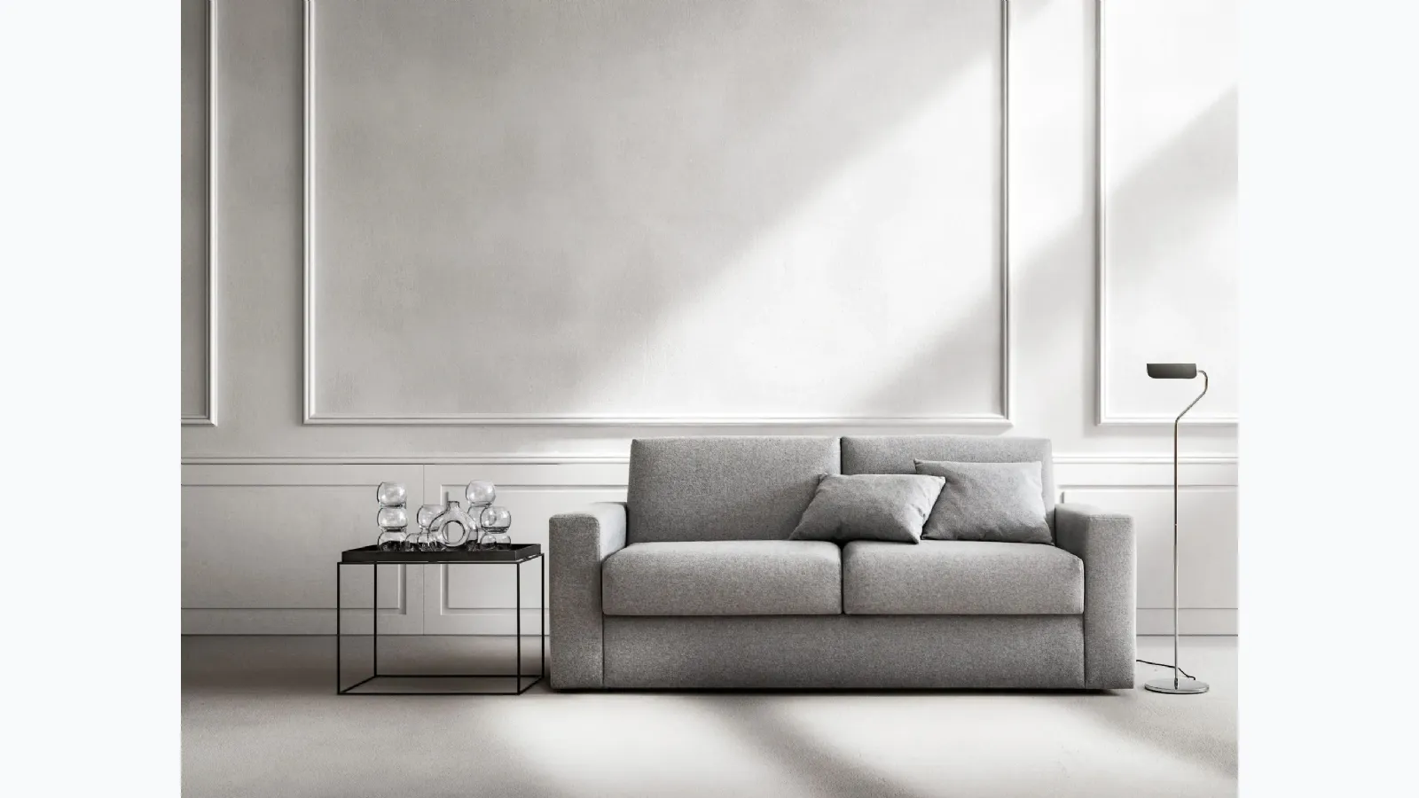 Linear sofa bed Axel by Samoa.