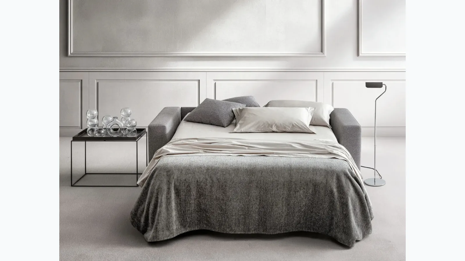 Axel linear sofa bed by Samoa