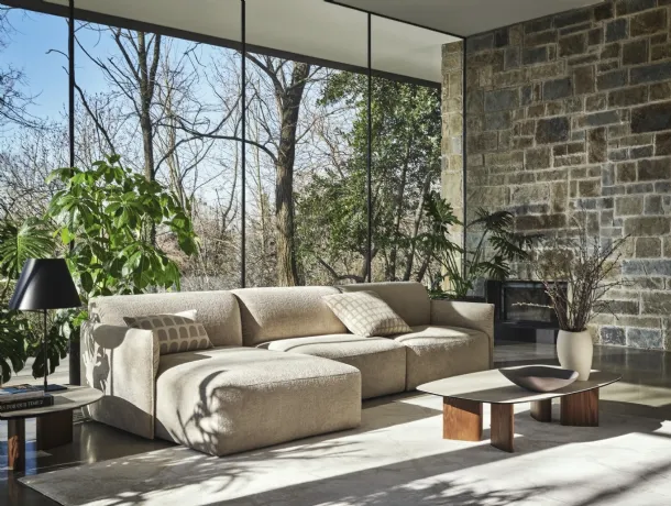 Axis sectional sofa by Calligaris