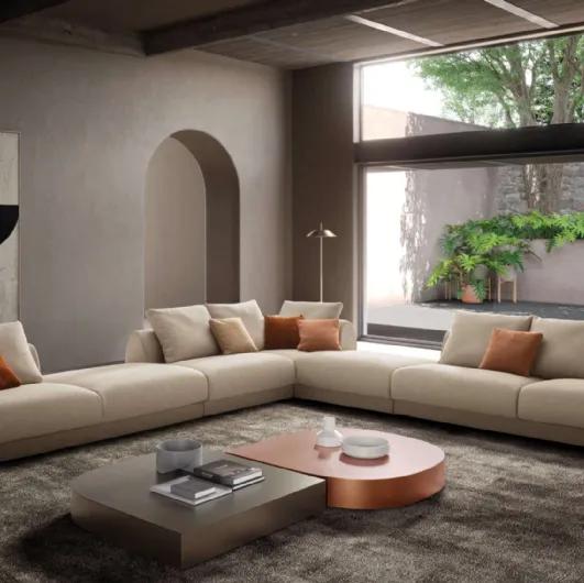 Bali Kompact corner sofa by Presotto