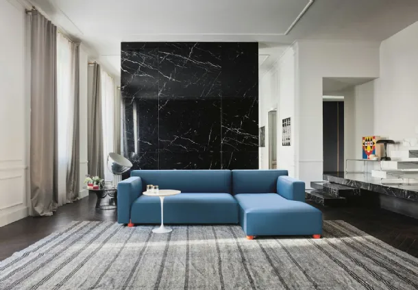 Barber Osgerby Sofa by Knoll with chaise longue.