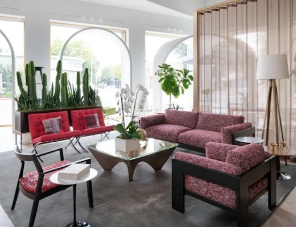 Linear sofa Bastiano Sofa by Knoll