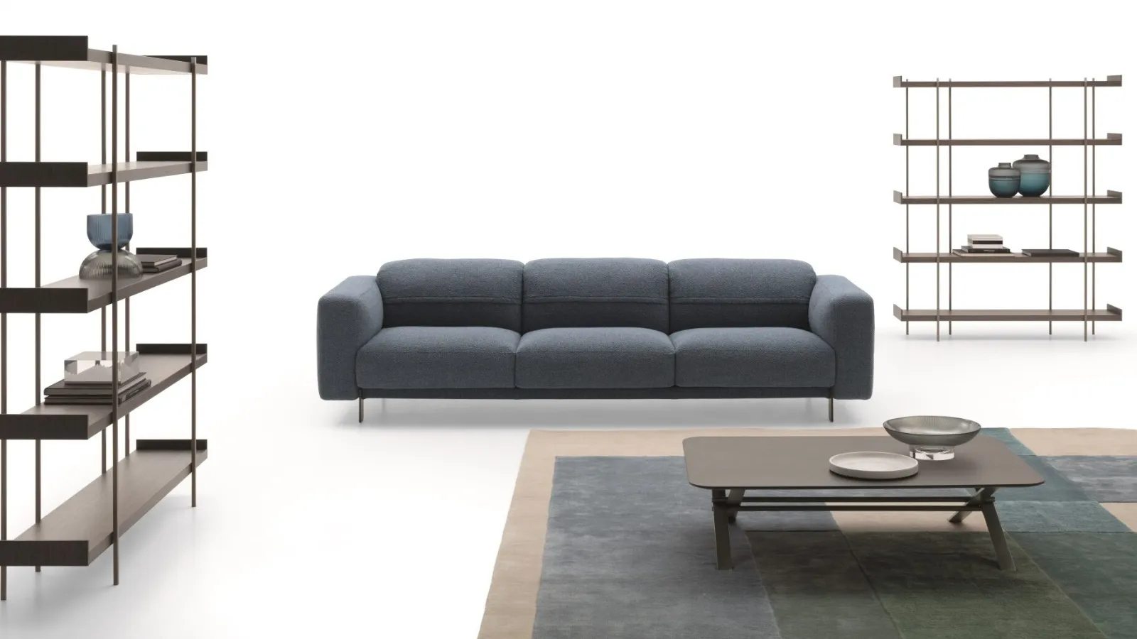 Linear sofa in Bepop fabric by Ditre Italia.