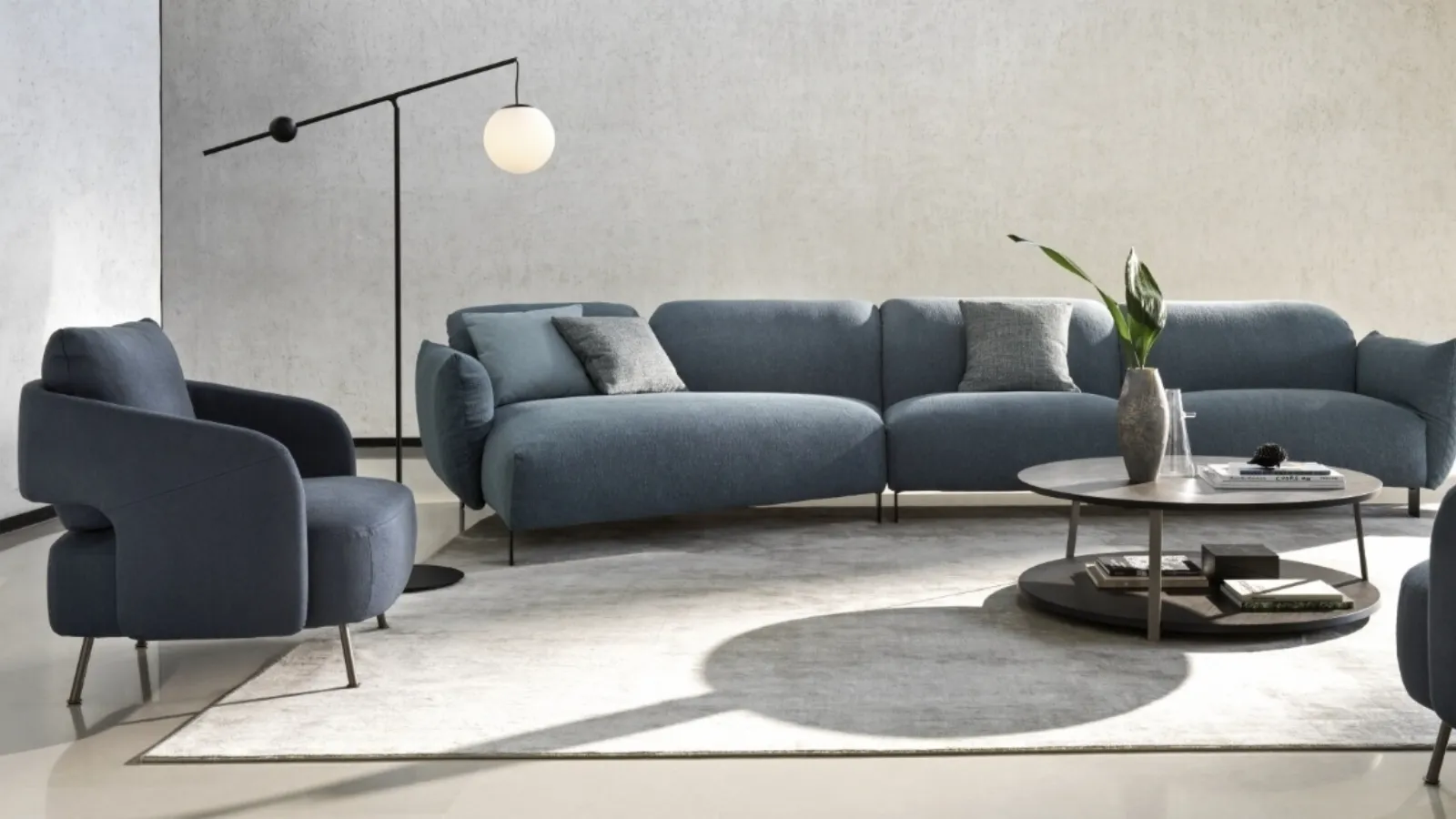 Blum upholstered fabric sofa by Ditre Italia.