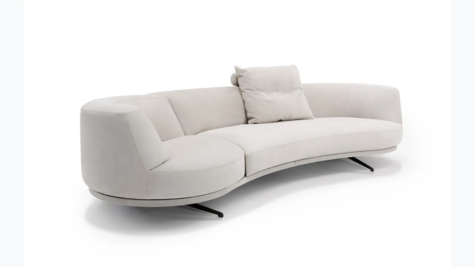 Bordone Up sofa with swivel terminal by Alivar.