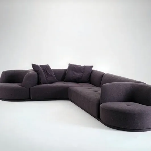 Corner sofa with swivel end Bordone by Alivar