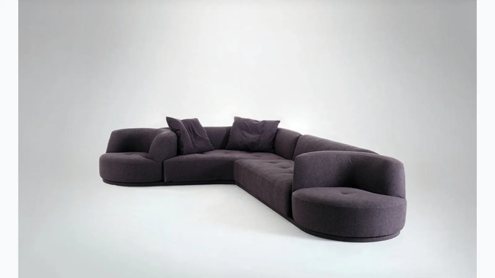 Corner sofa with swivel end Bordone by Alivar