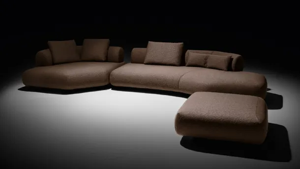 Brió upholstered fabric modular sofa by Twils