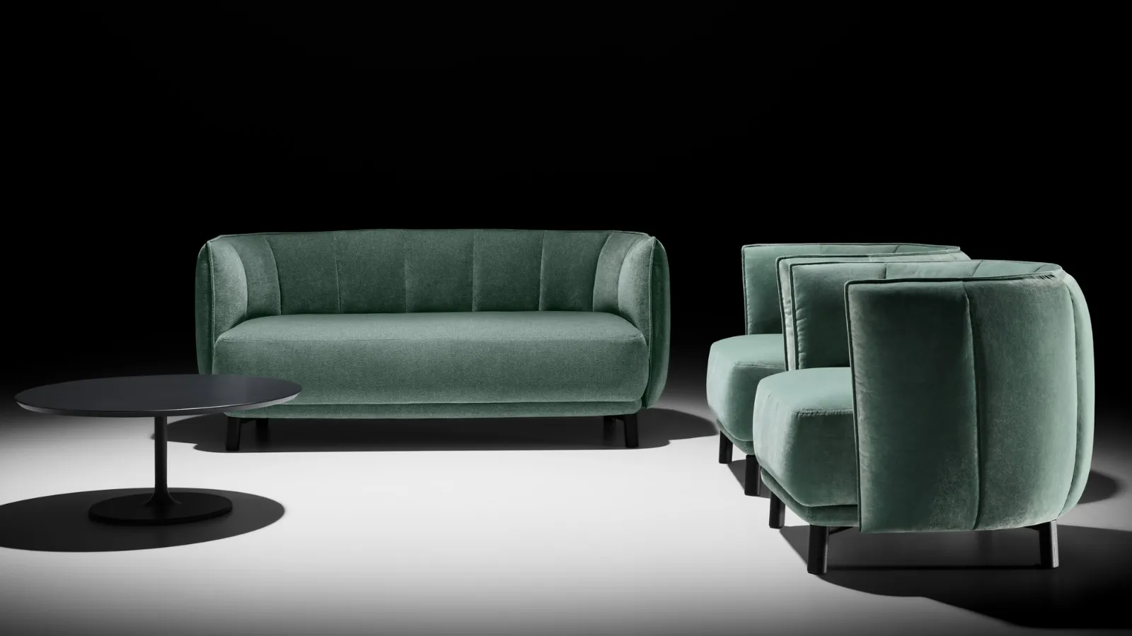 Living room in Chain fabric by Twils