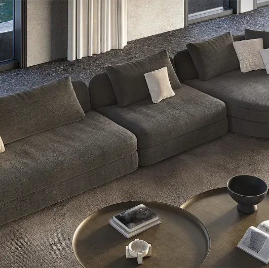 Cattelan Italia's Craig sofa with chaise longue