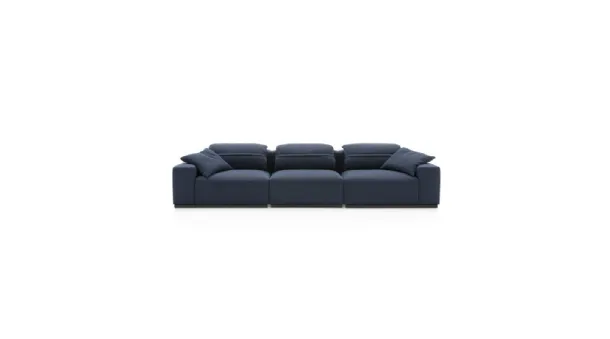 Linear sofa in upholstered fabric Crossline by Ditre Italia