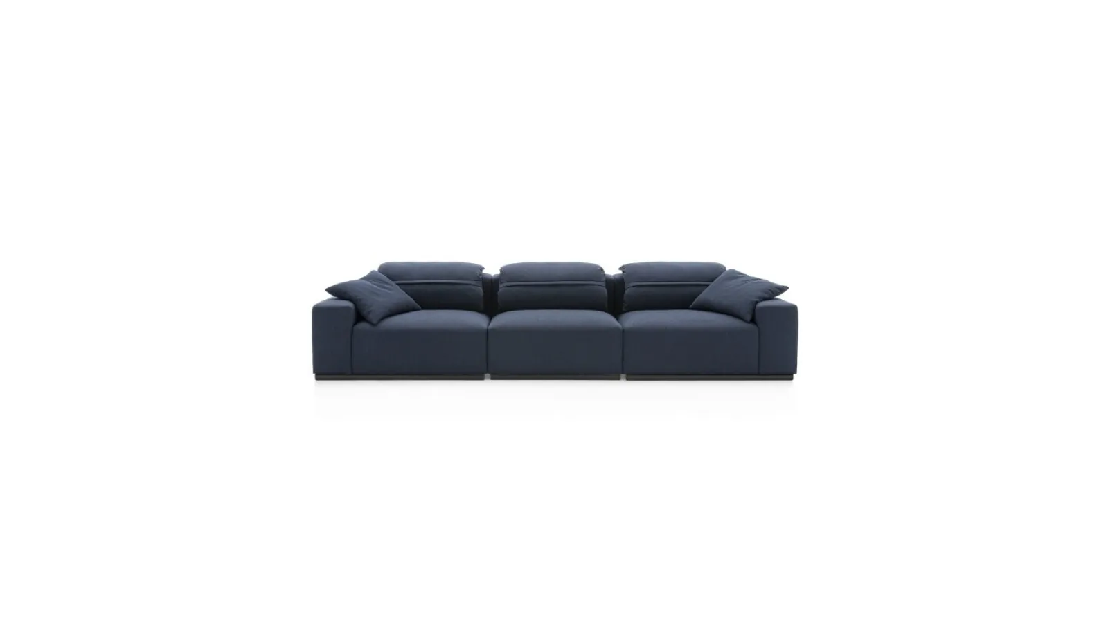 Linear sofa in upholstered fabric Crossline by Ditre Italia