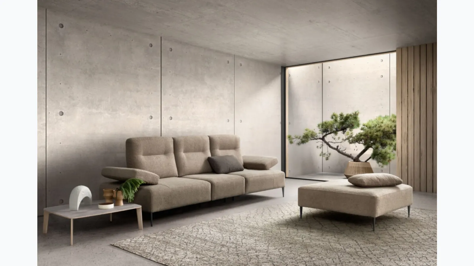 Dalton linear sofa by Samoa