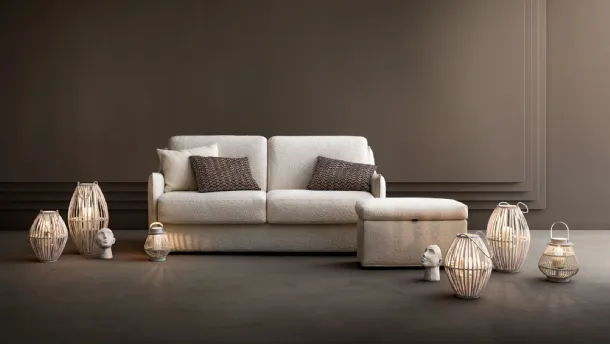Linear sofa bed Domus by Samoa.