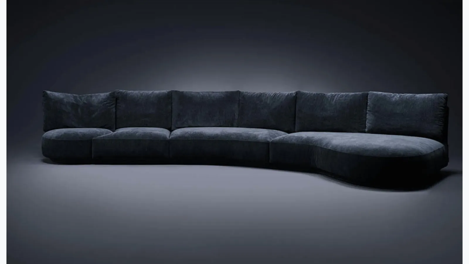 Sofa with peninsula Durante by Alivar