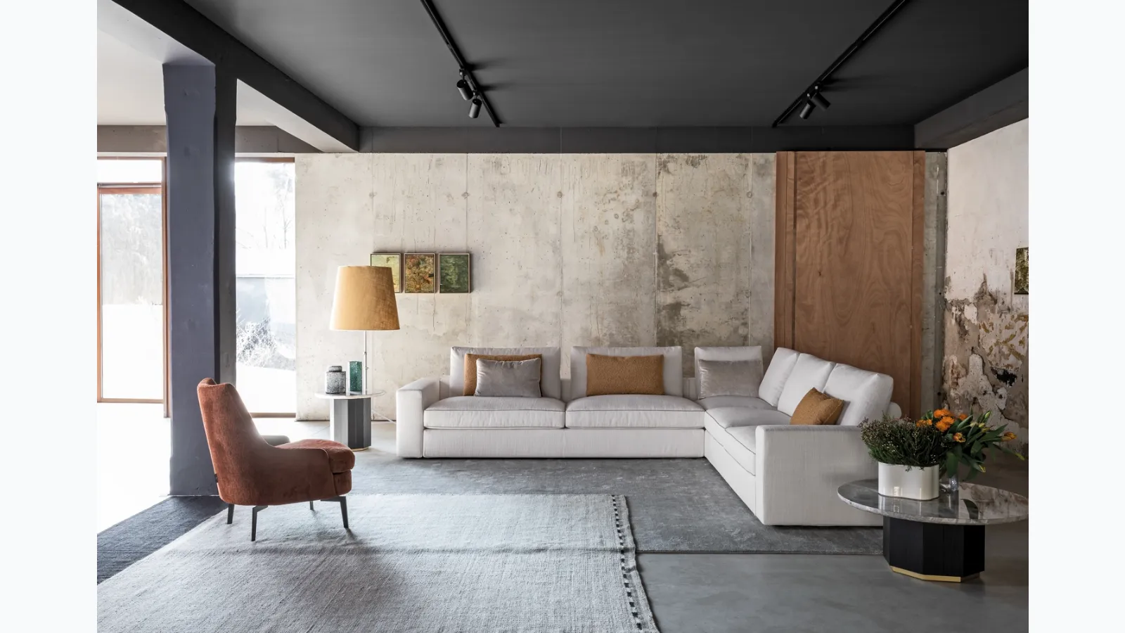 Corner sofa Easy Norman by Flexteam