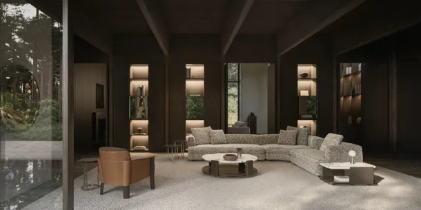 Edmond corner sofa by Molteni & C