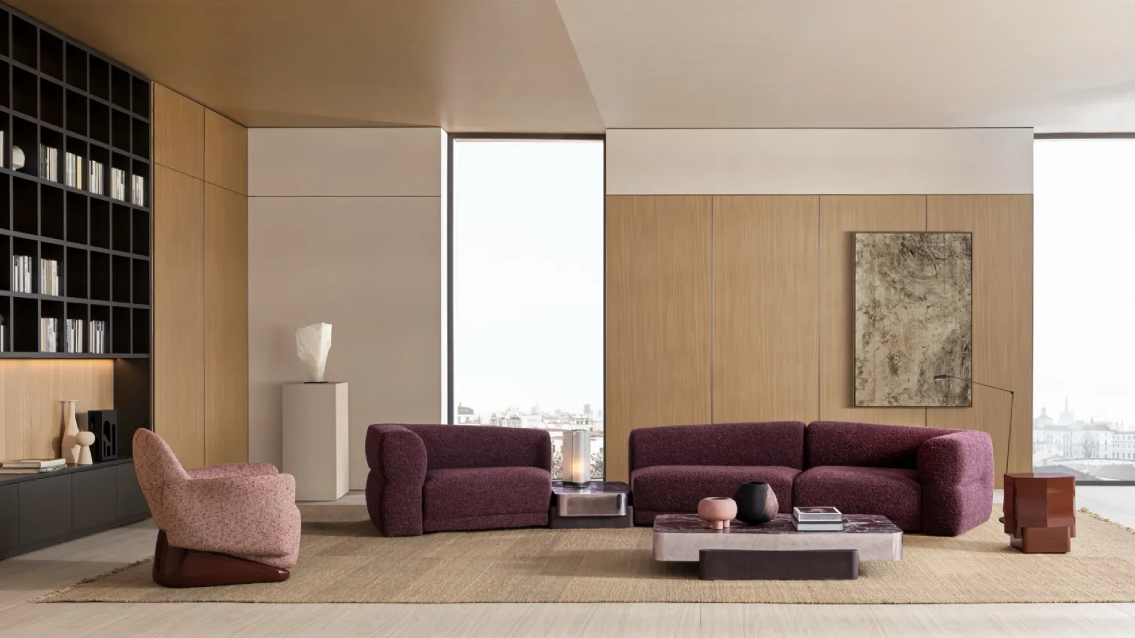 Emile fabric sofa by Molteni & C