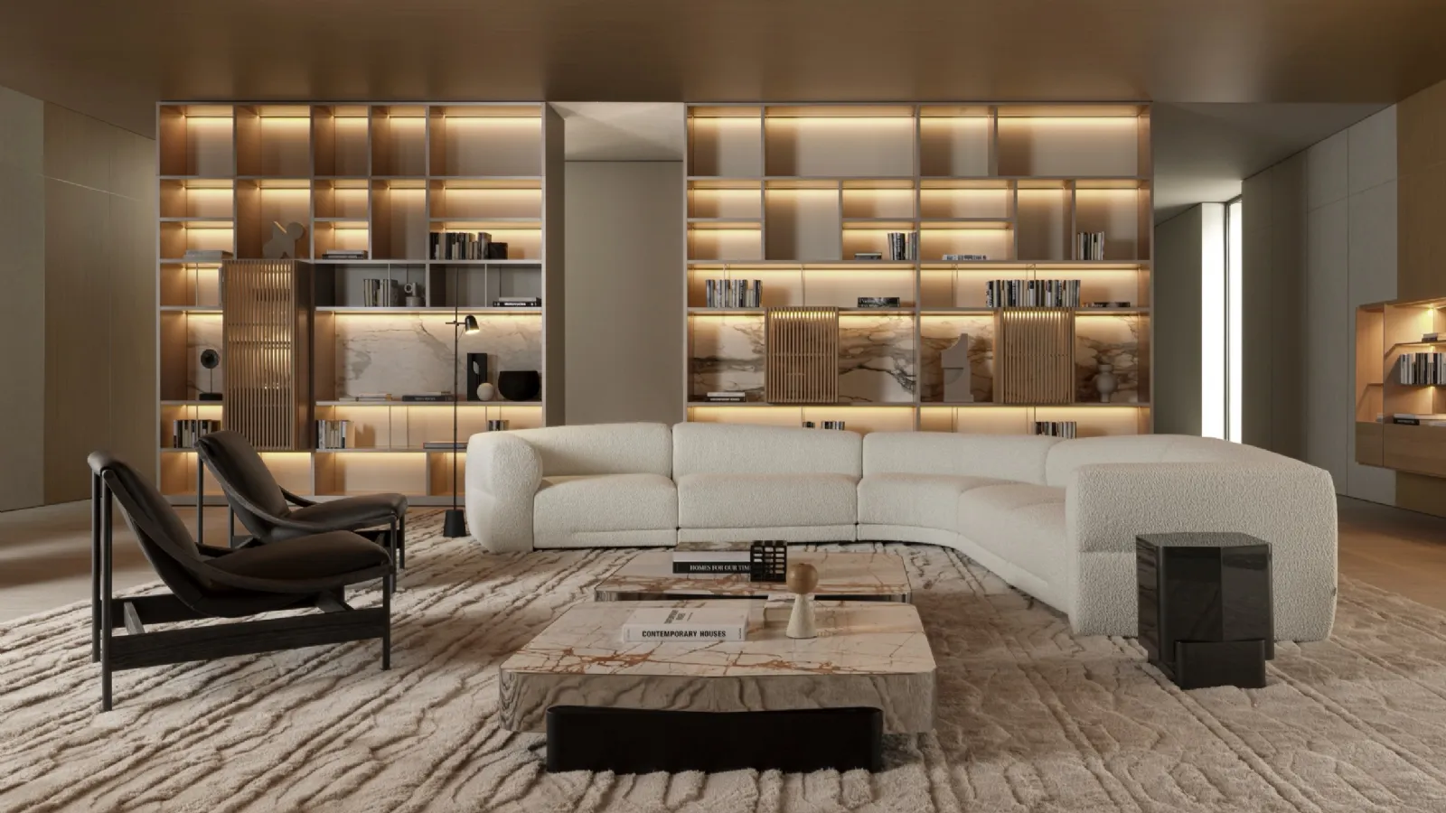 Emile fabric sofa by Molteni & C