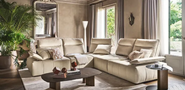 Corner sofa Equipe by Calligaris